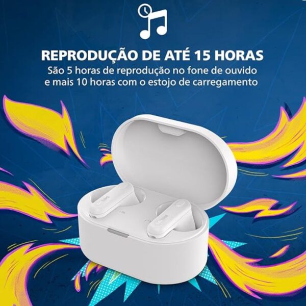Fone de ouvido sem fio TWS Philips TAT1108WT/00 - bluetooth com microfone - Image 2