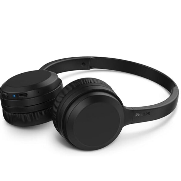 Headphone Philips bluetooth on-ear com microfone e energia para 15 horas na cor preto TAH1108BK/55