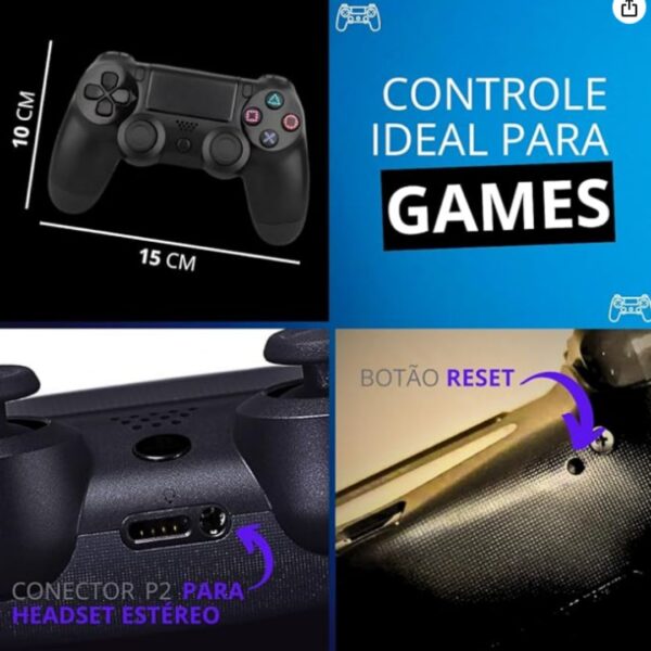 Controle para PC e Smart TV Samsung, LG, TCL, Phillips, Android, Google TV, Tyzen, Qled, 4K, 3 em 1, Gaming Hub, Game Pass, Geforce Now - Image 2