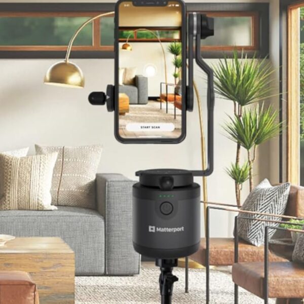 Matterport Estabilizador de Gimbal Axis - Montagem rotativa motorizada para digitalizações de fotos profissionais 3D Virtual Tour 360 com tripé portátil e dobrável - Image 2