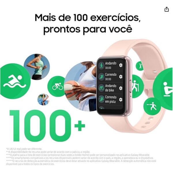 Smartwatch Samsung Galaxy Fit3 Display 1.6
