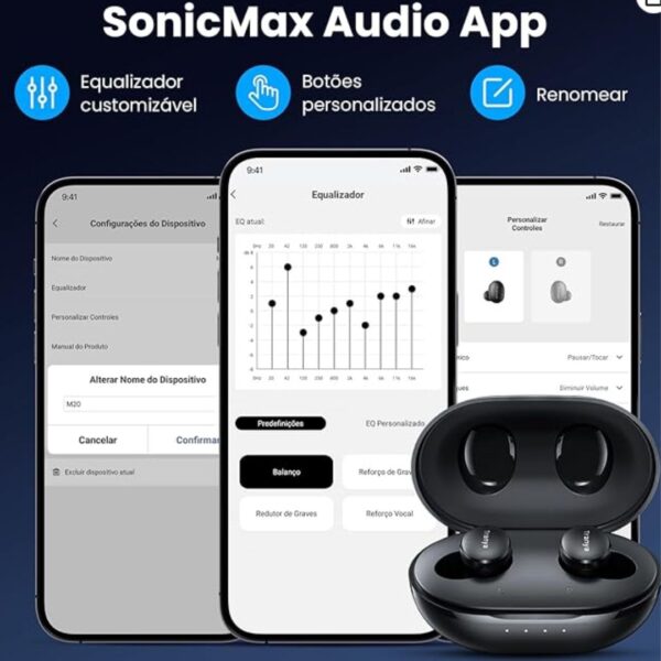Tranya M20 Fone de Ouvido Bluetooth Sem Fio, Bluetooth 5.3 - Image 2
